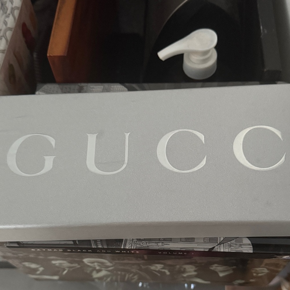 Gucci Silver Box with Logo